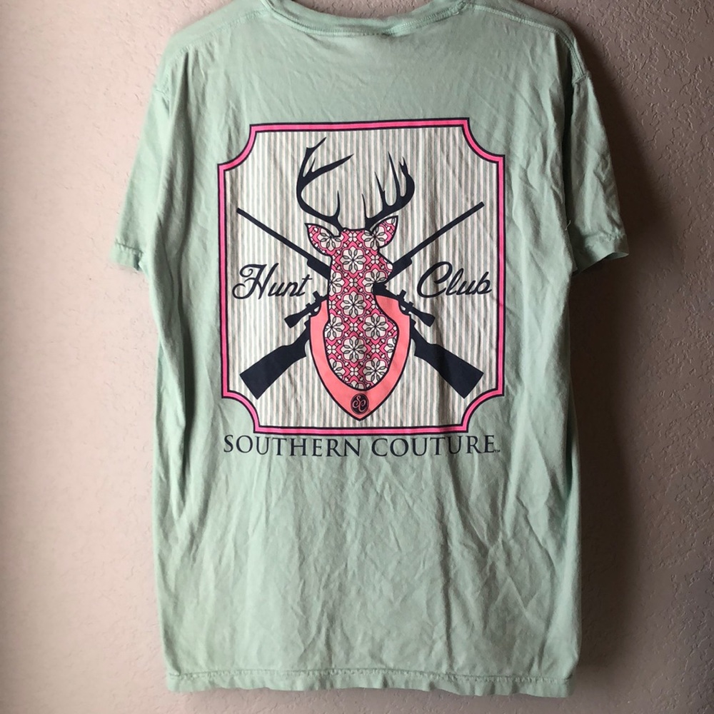 Southern Couture Light Green T-Shirt